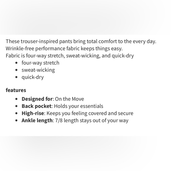 Lululemon Here to There HR Pant 7/8 *NWOT - Picture 12 of 12